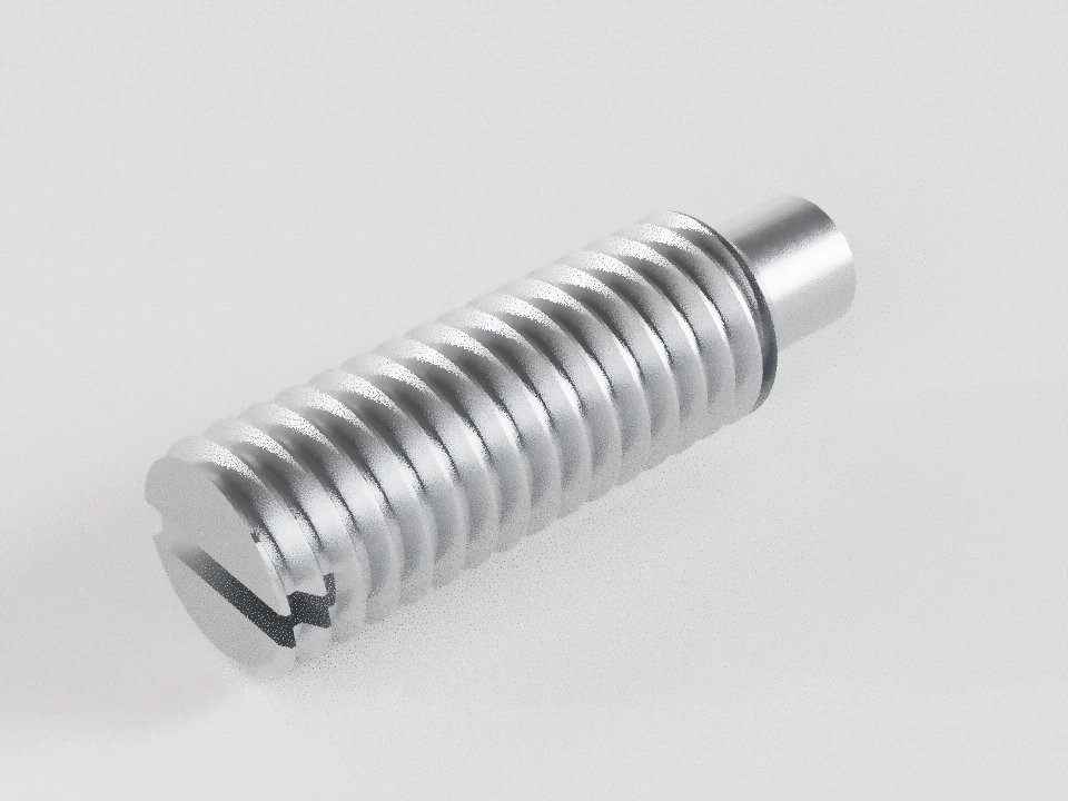 Пример: ГОСТ 1478-93 · М6×20 · исполнение chamfered — предметная 3D-модель