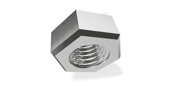 DIN 929: Шестигранная приварная гайка