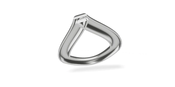 DIN 6899: Коуш для каната с открытым ручьём