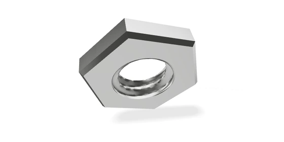 DIN 439: Низкая шестигранная гайка
