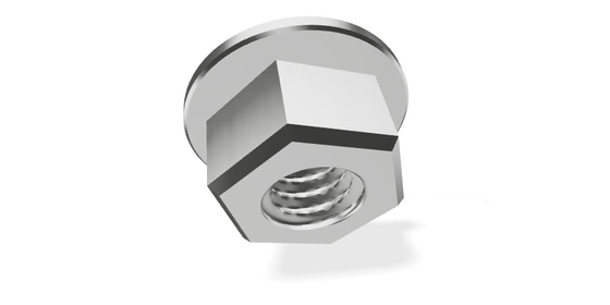 DIN 6331: Высокая шестигранная гайка с буртом