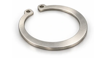 Наружное кольцо с ушками — пример, форма концов зависит от размера